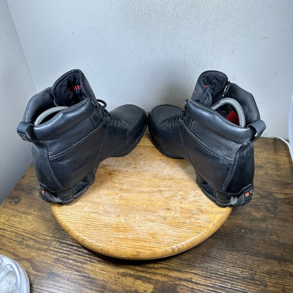 Nike Shox Neo Mens Black Leather Waterproof Hiking Boots Size 7 308659-016